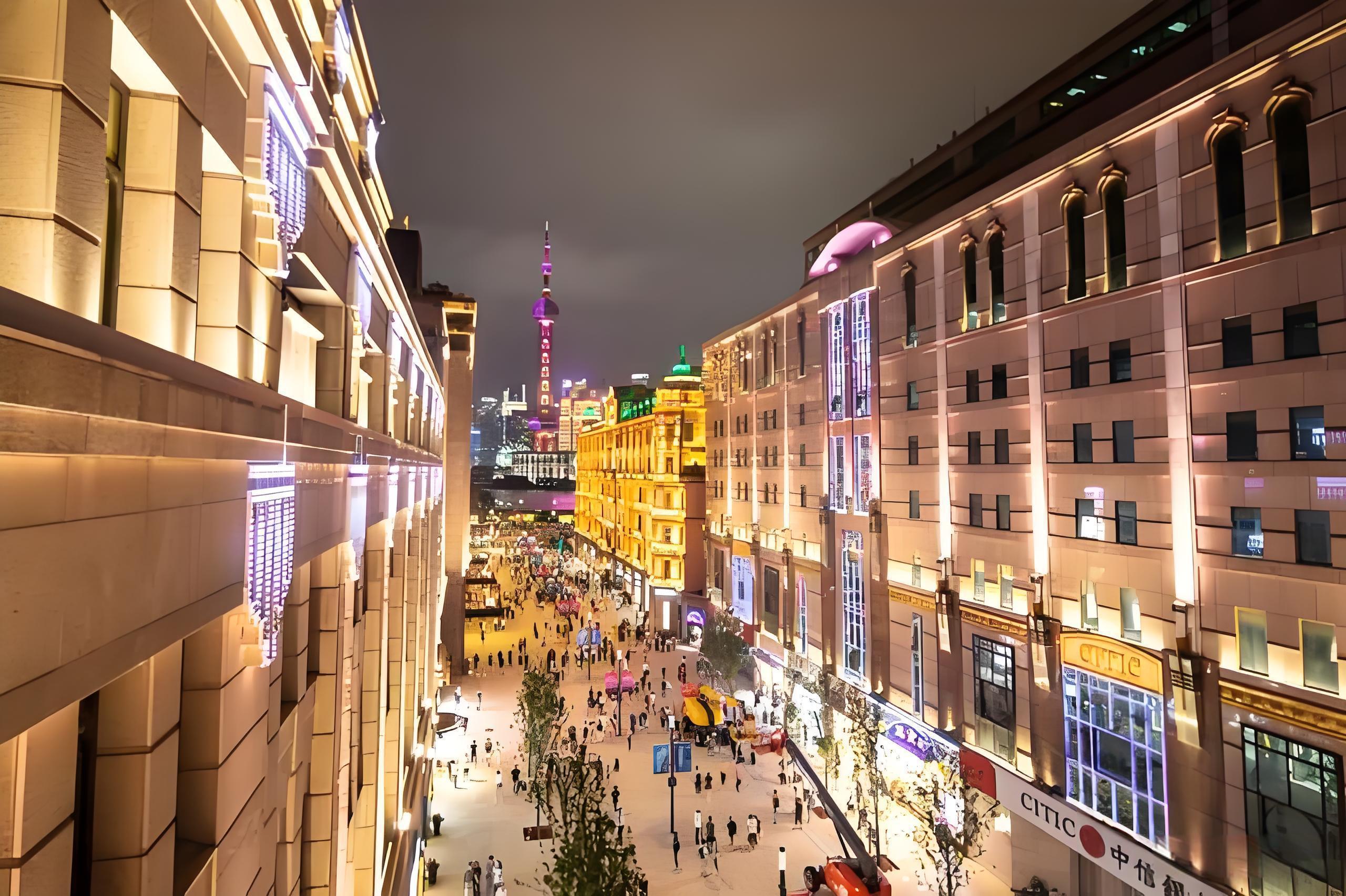 Nanjing Road shopping district in Shanghai